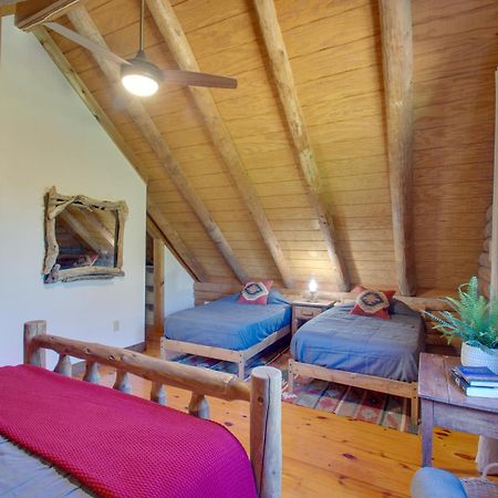 Cozy Log Cabin Getaway With Fire Pit And 3 Acres! Ruckersville Zewnętrze zdjęcie