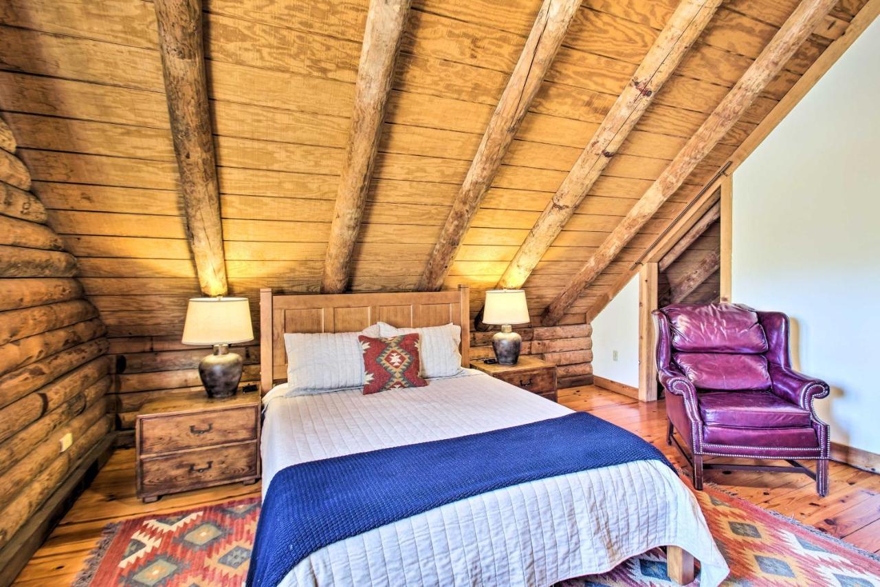 Cozy Log Cabin Getaway With Fire Pit And 3 Acres! Ruckersville Zewnętrze zdjęcie