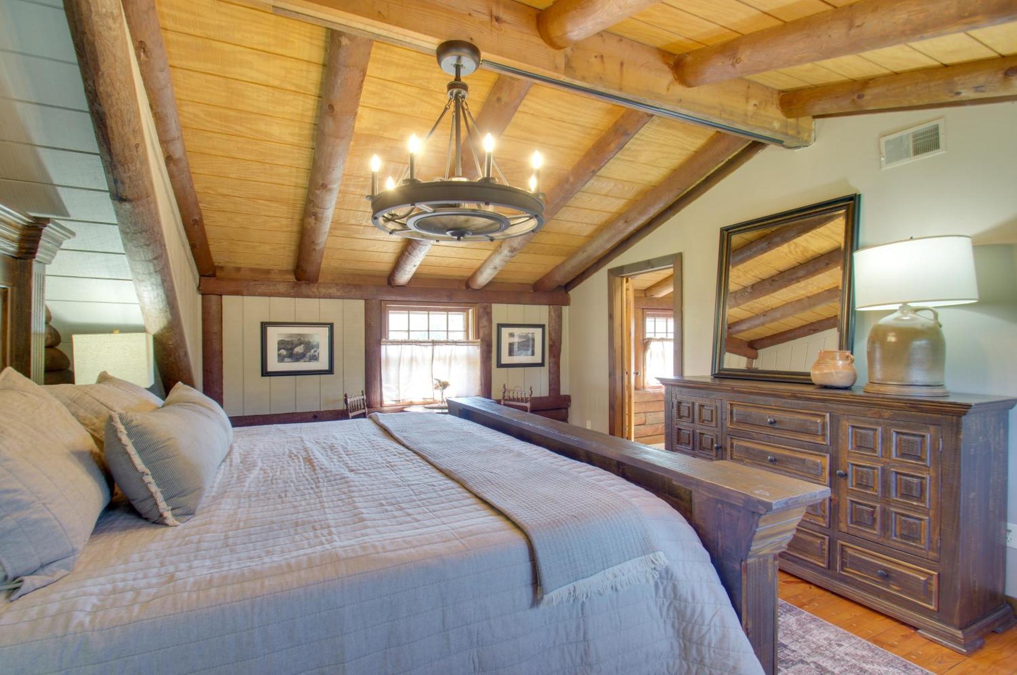 Cozy Log Cabin Getaway With Fire Pit And 3 Acres! Ruckersville Zewnętrze zdjęcie