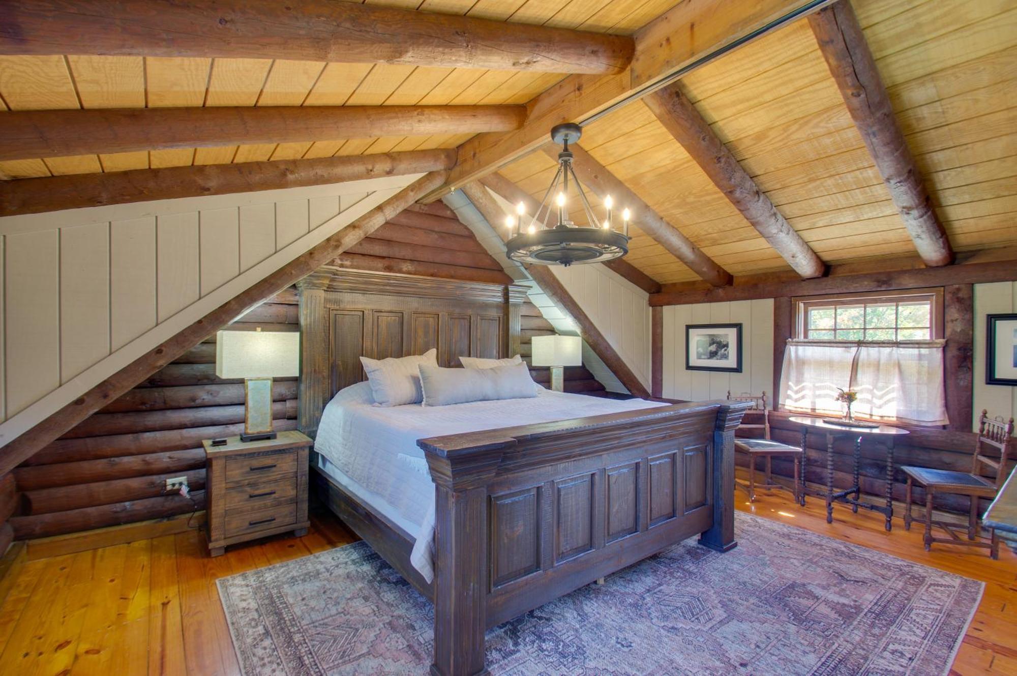 Cozy Log Cabin Getaway With Fire Pit And 3 Acres! Ruckersville Zewnętrze zdjęcie