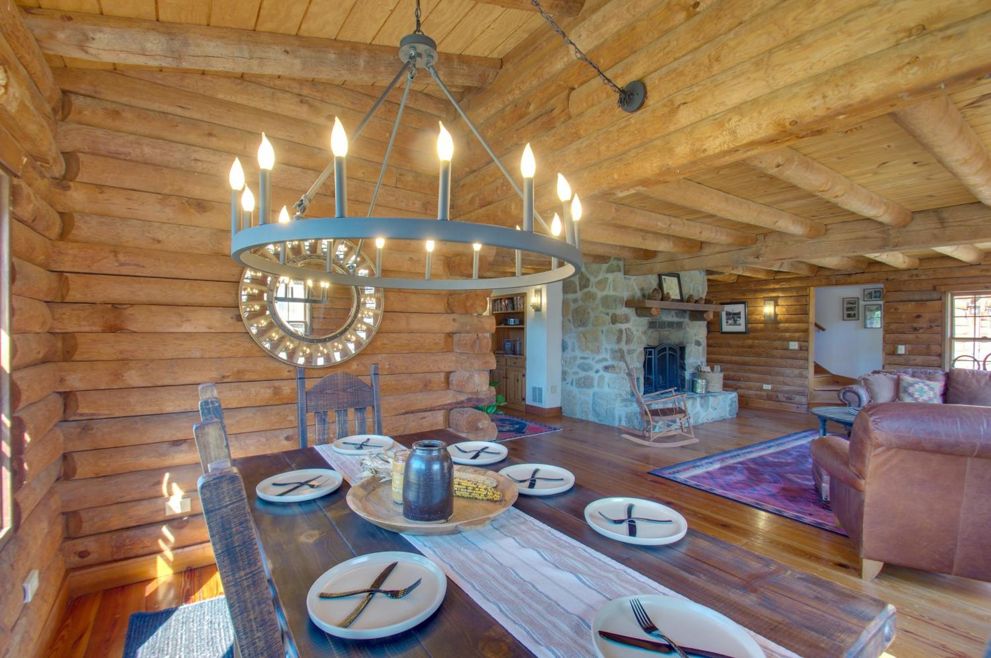 Cozy Log Cabin Getaway With Fire Pit And 3 Acres! Ruckersville Zewnętrze zdjęcie