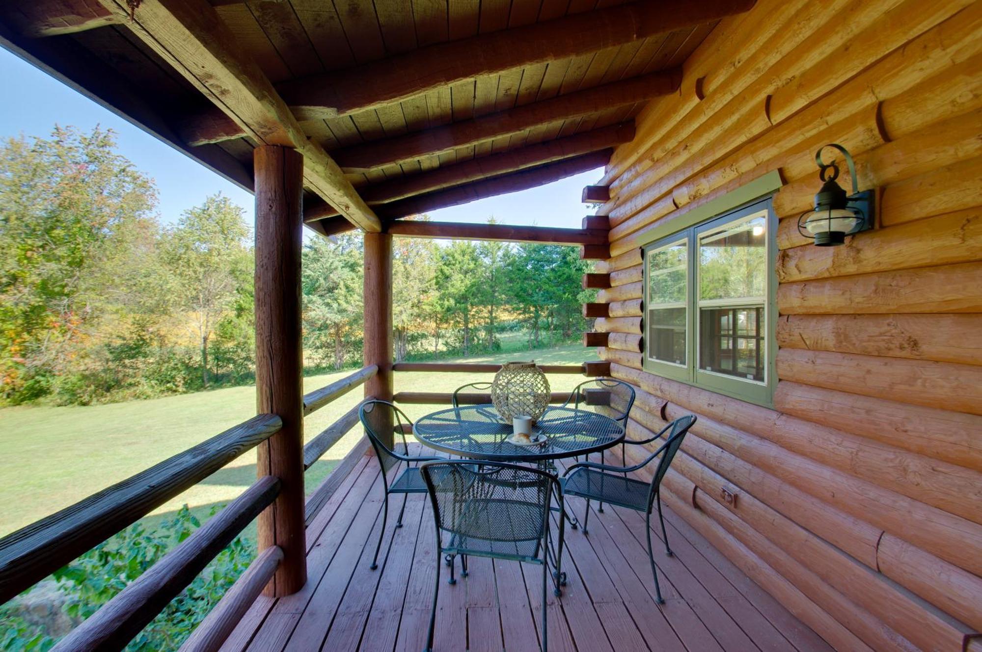 Cozy Log Cabin Getaway With Fire Pit And 3 Acres! Ruckersville Zewnętrze zdjęcie